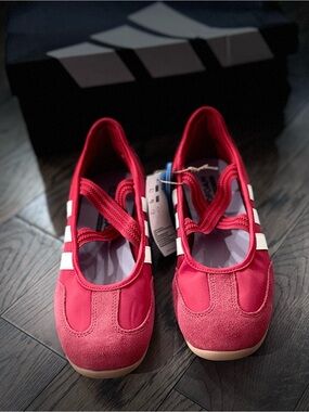 adidas Red Women's Flats Loafers